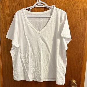 Classic White old navy V-Neck Women's Top